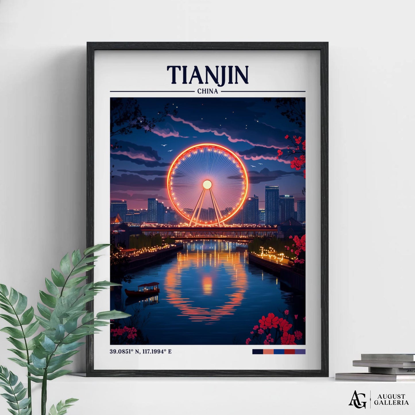 Tianjin China Travel Print