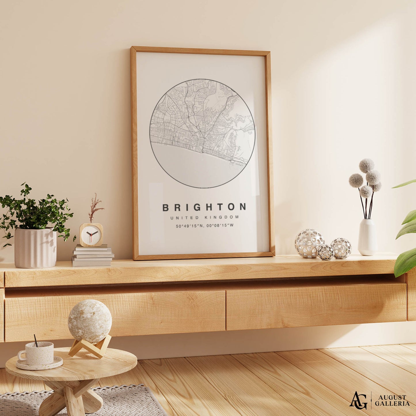 Brighton Minimalist Map