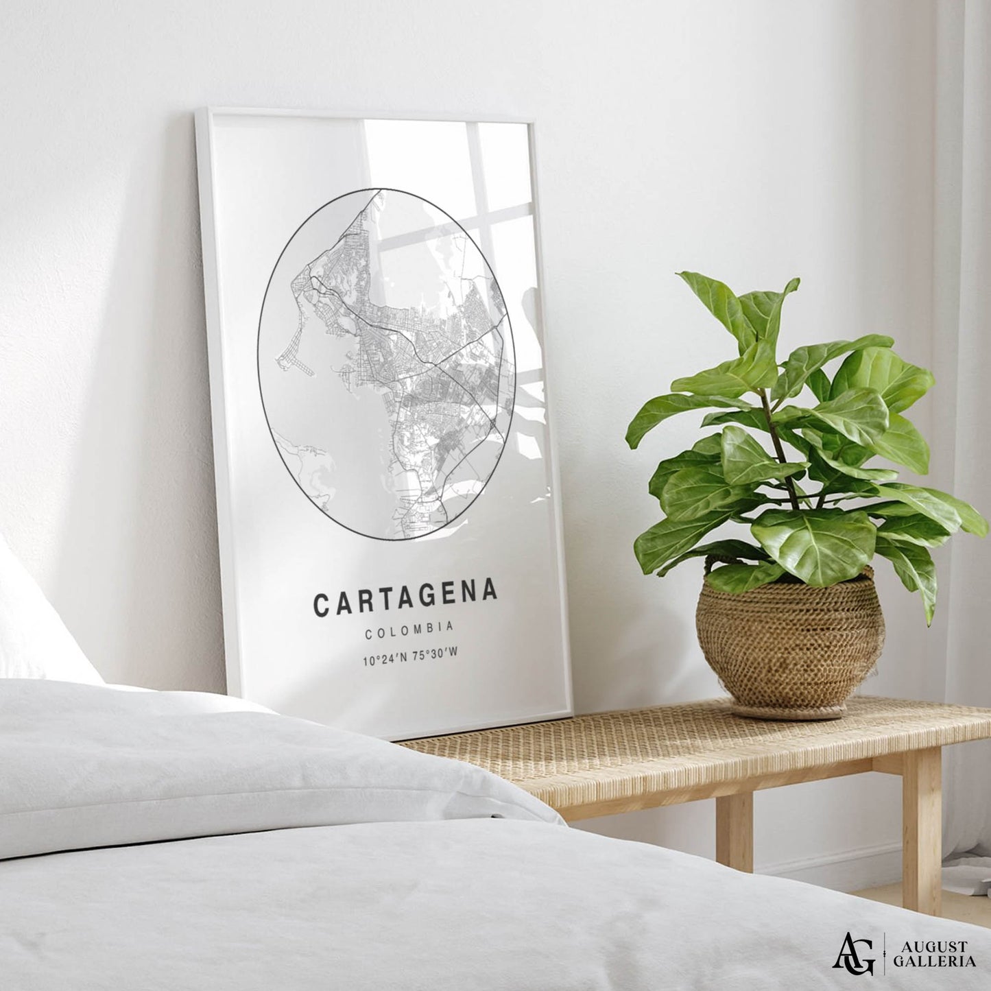 Cartagena Minimalist Map