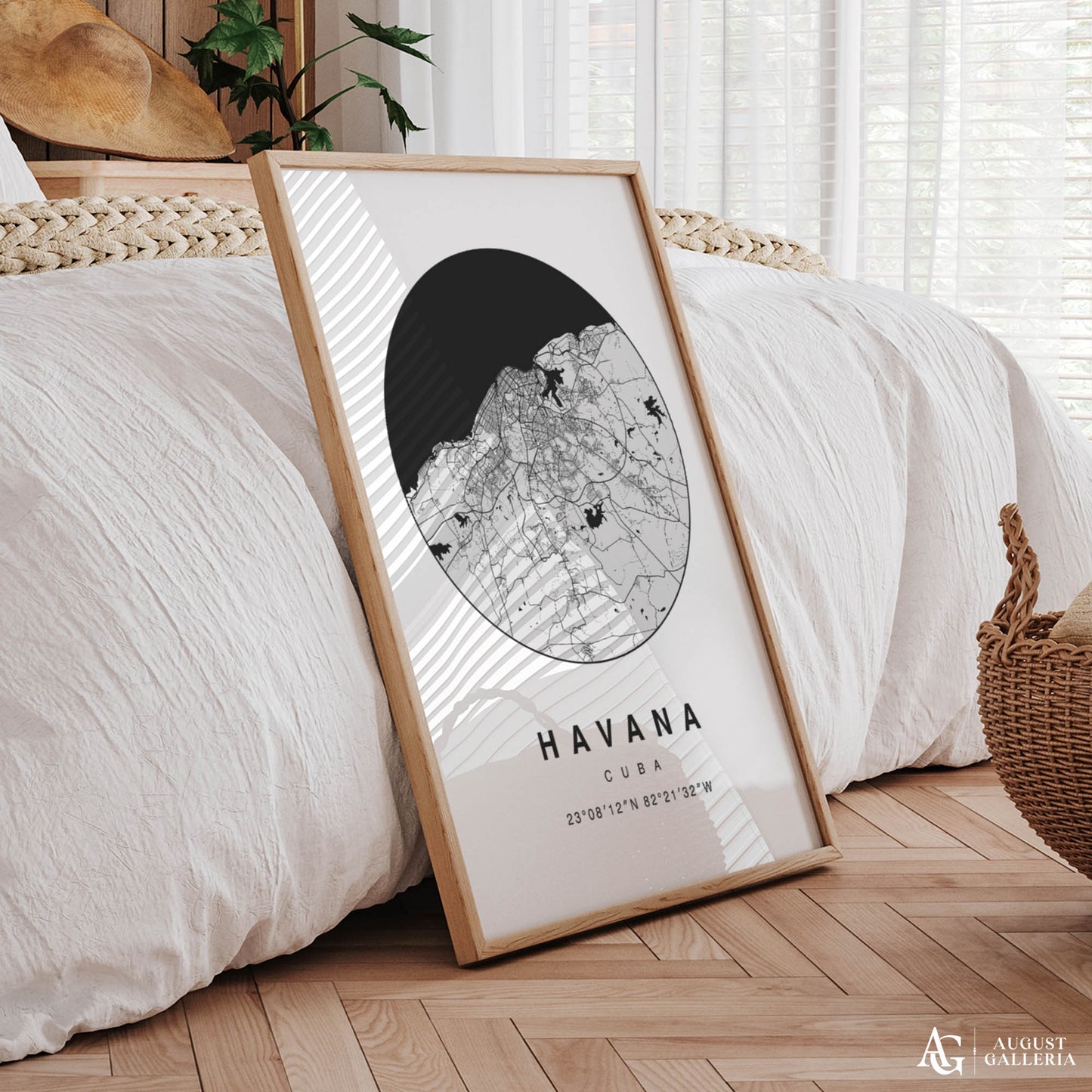 Havana Minimalist Map