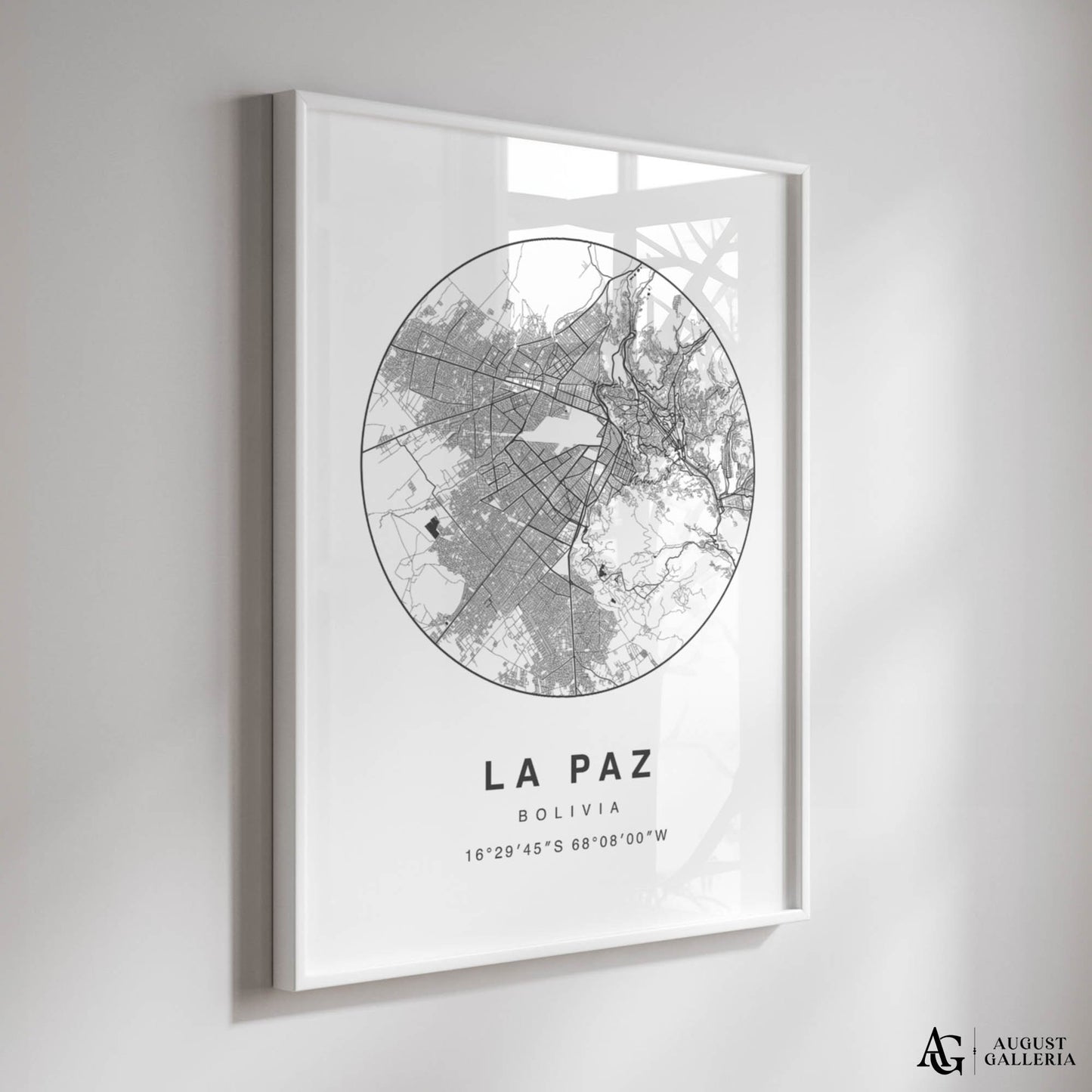 La Paz Minimalist Map