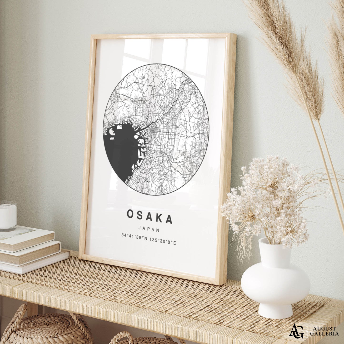 Osaka Minimalist Map