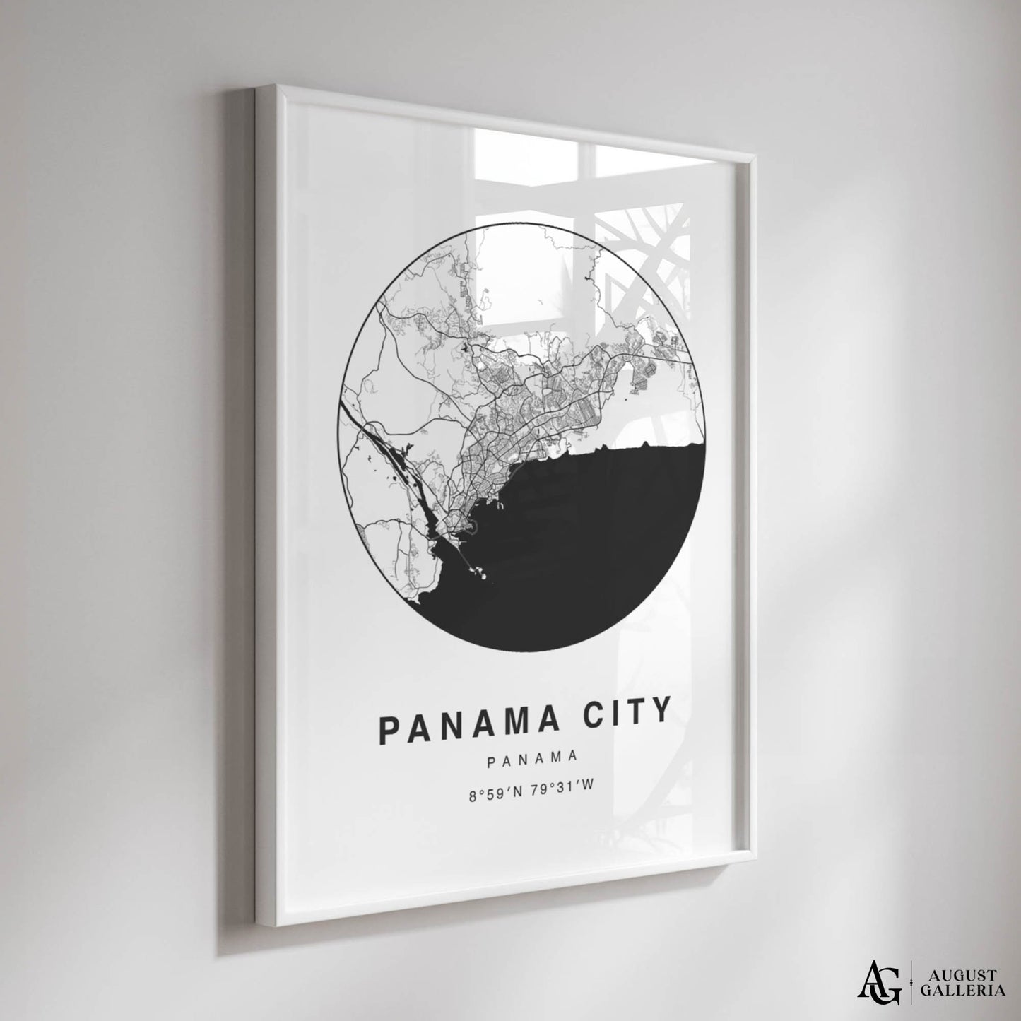 Panama City Minimalist Map
