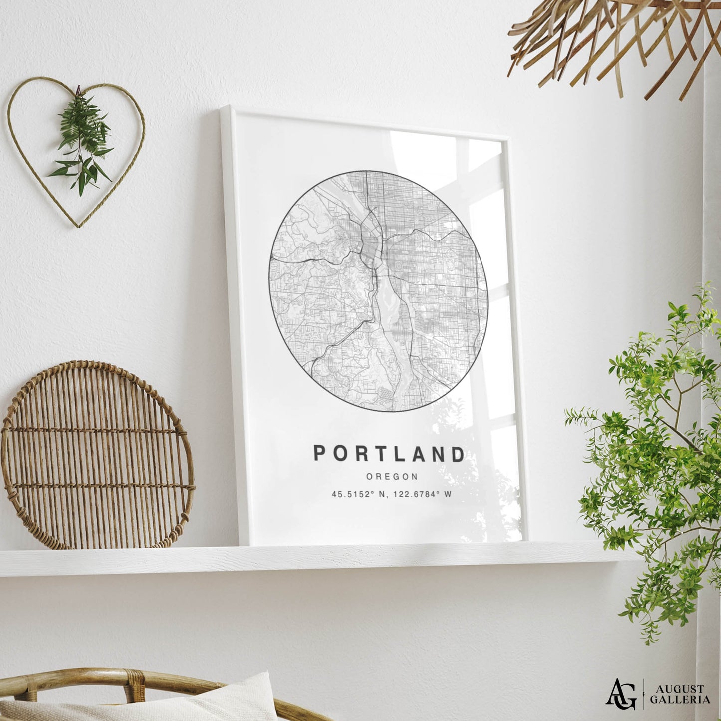 Portland Minimalist Map