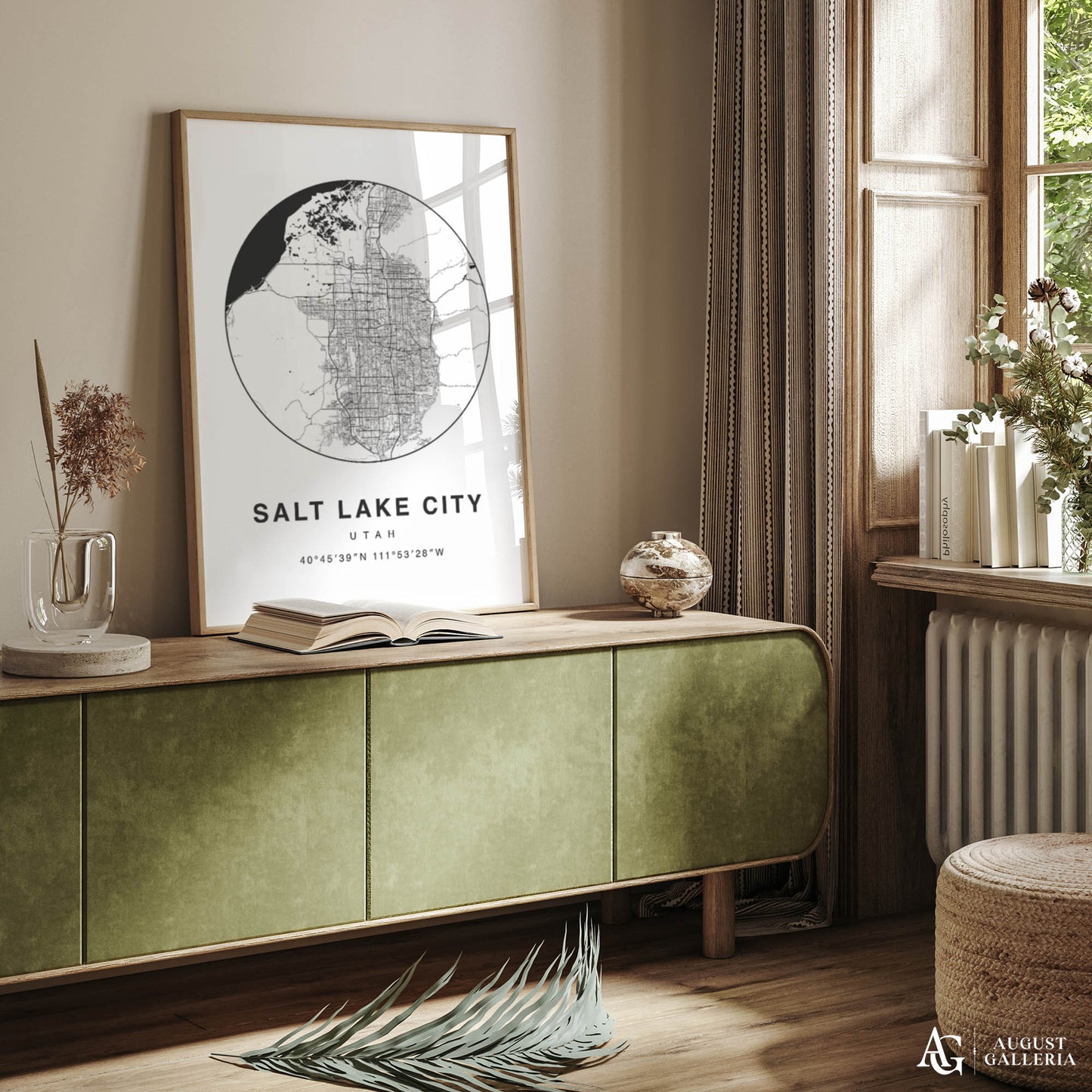 Salt Lake City Minimalist Map