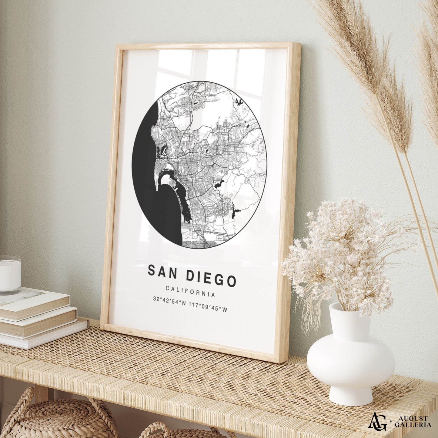 San Diego Minimalist Map