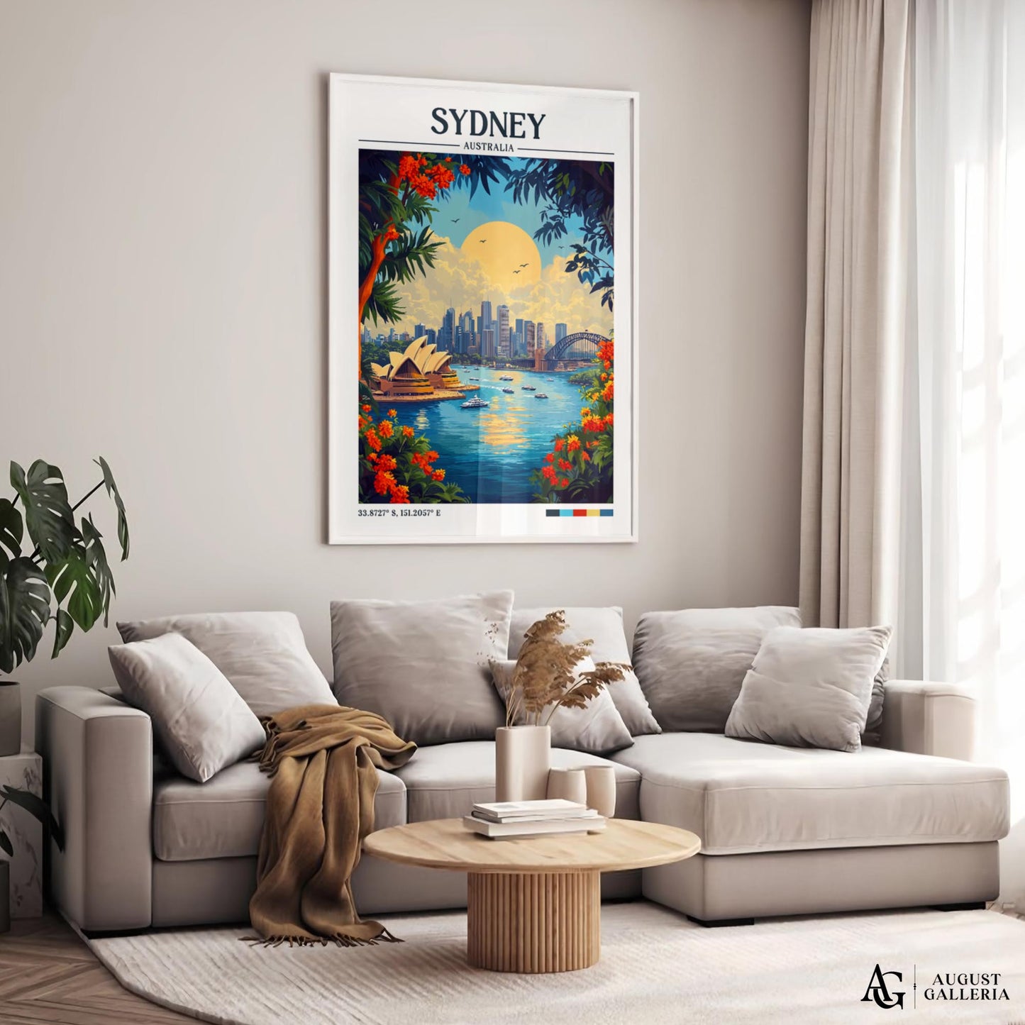 Sydney Retro Travel Print