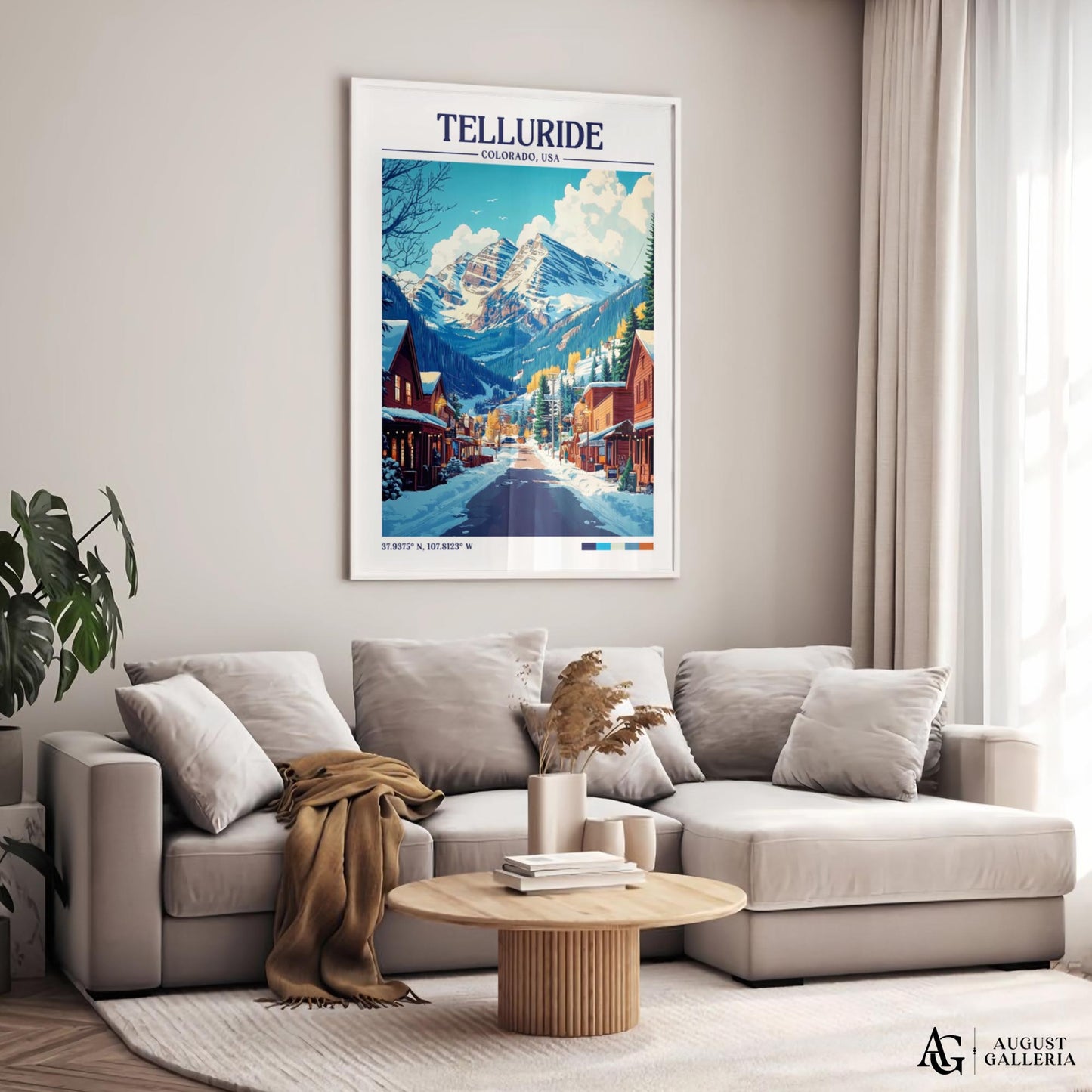Telluride Colorado Travel Print