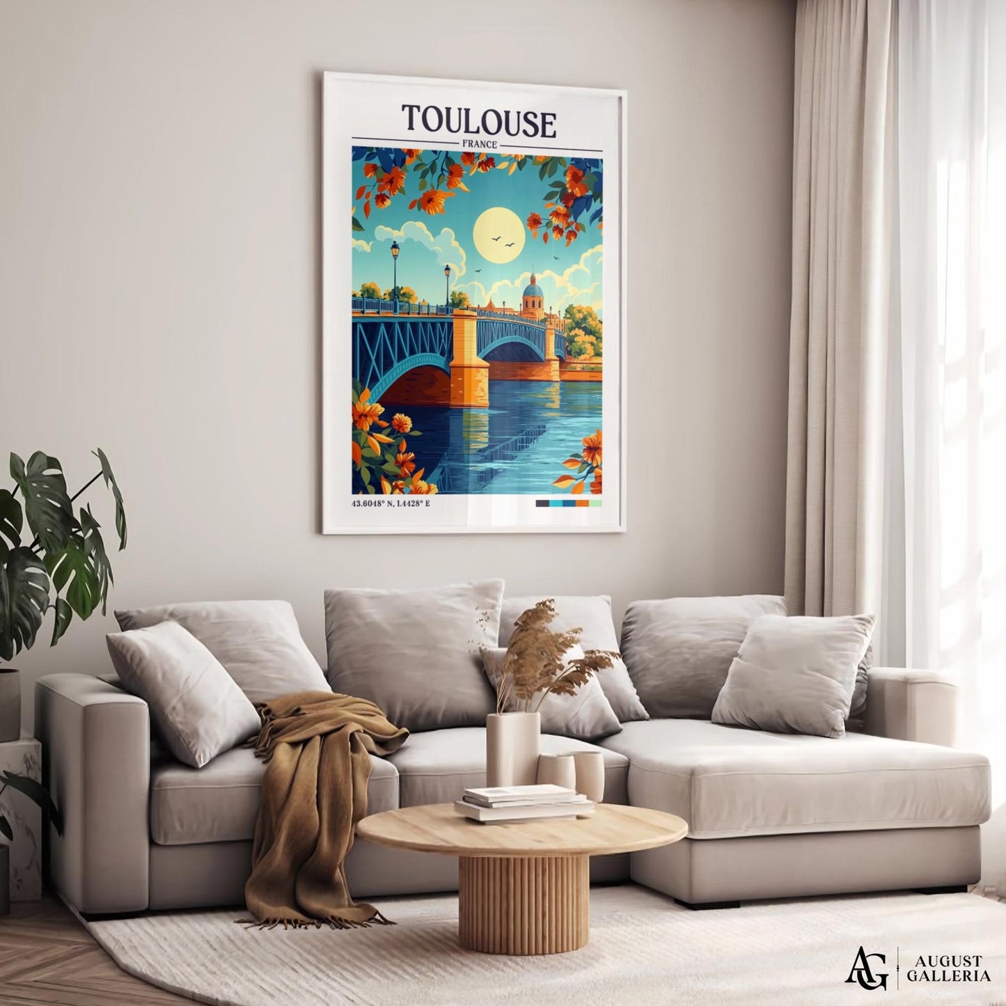Toulouse France Travel Print