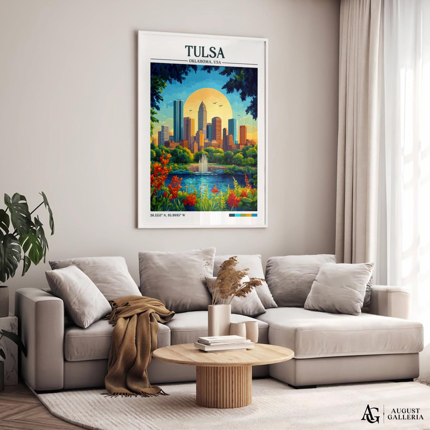 Tulsa Oklahoma Travel Print