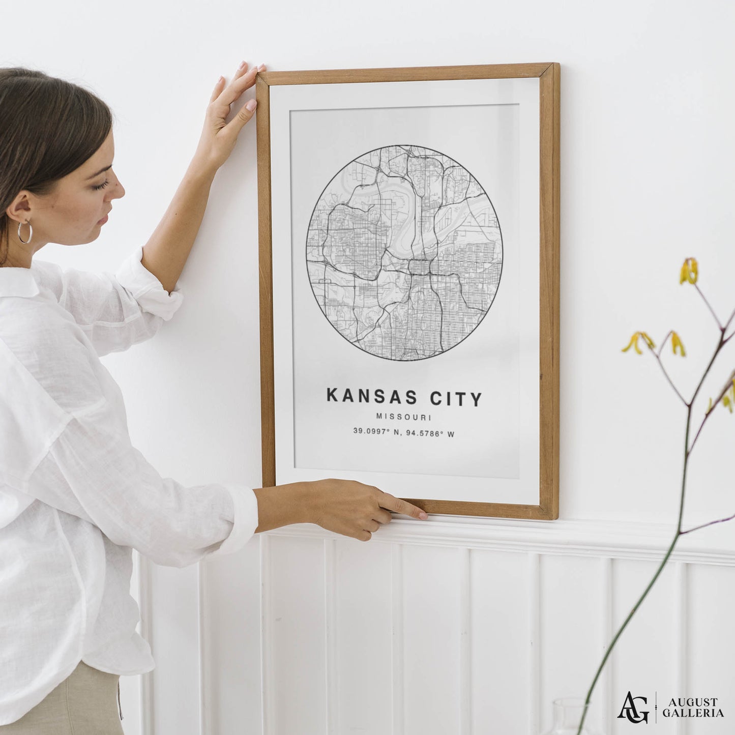 Kansas City Minimalist Map