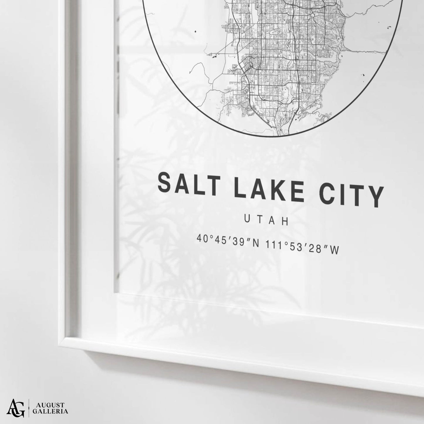 Salt Lake City Minimalist Map