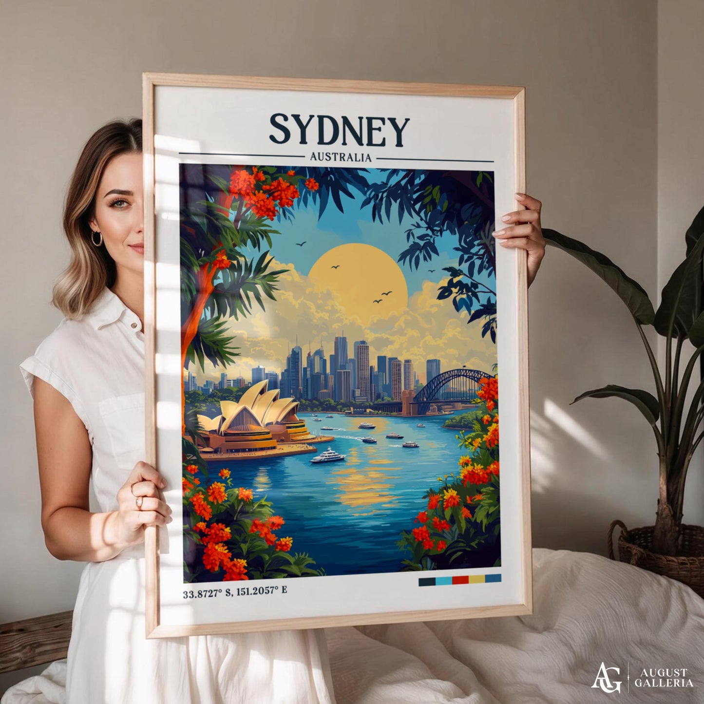 Sydney Retro Travel Print