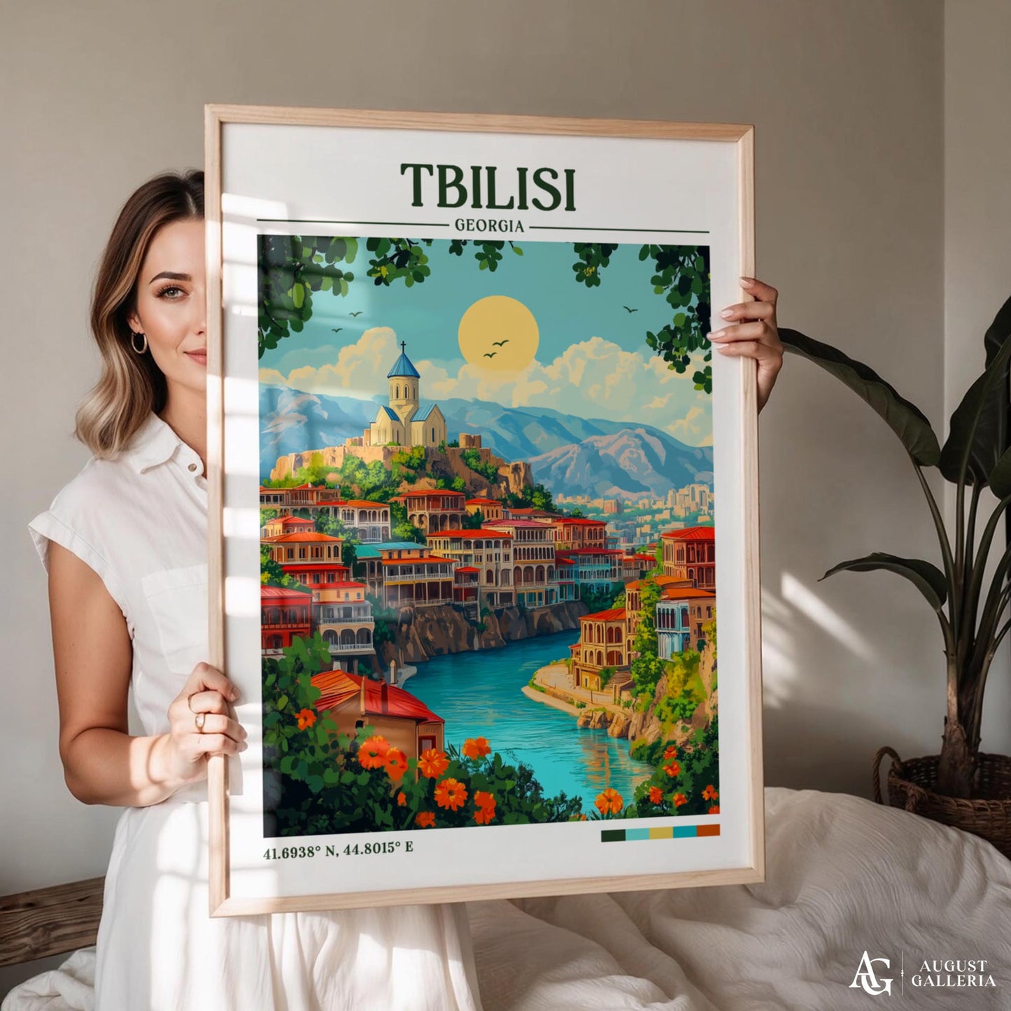 Tbilisi Georgia Travel Print