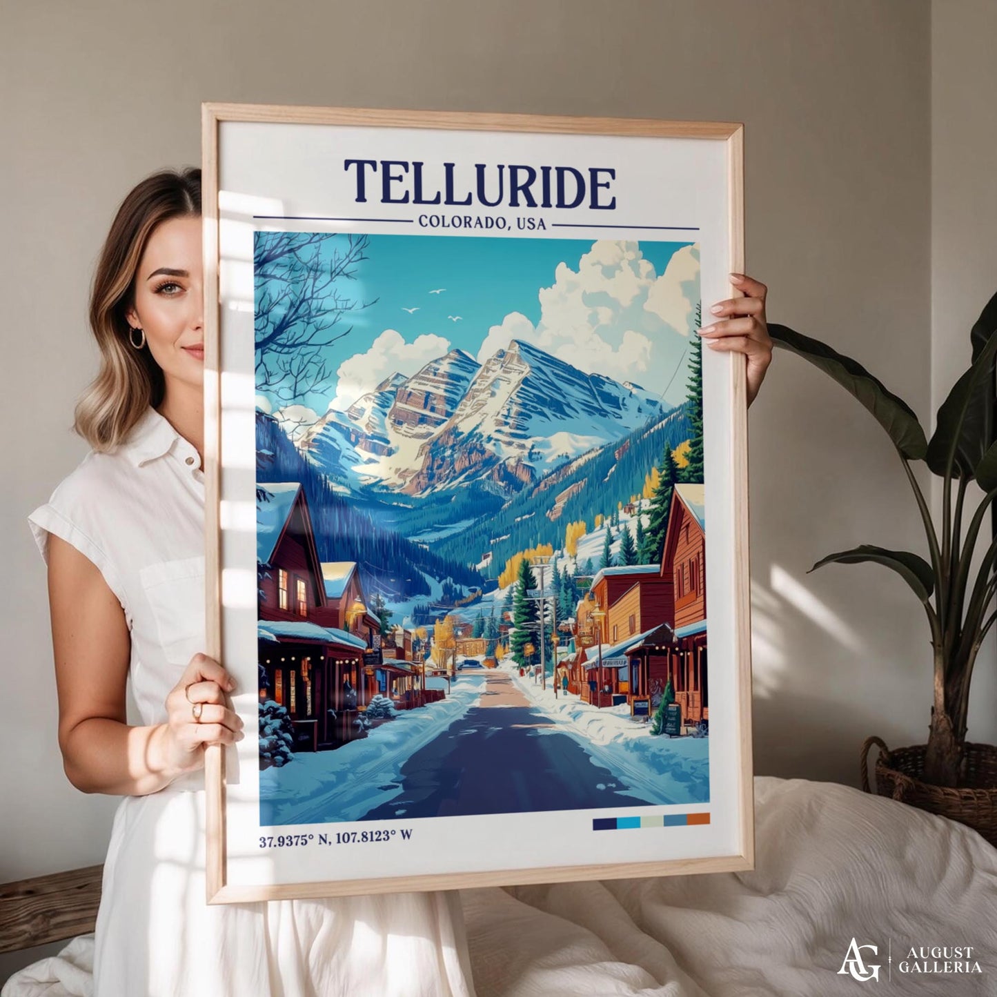 Telluride Colorado Travel Print
