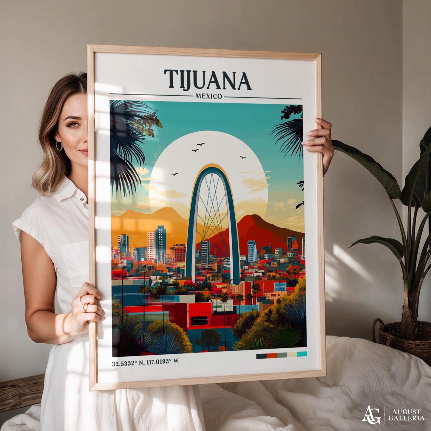 Tijuana Mexico Travel Print