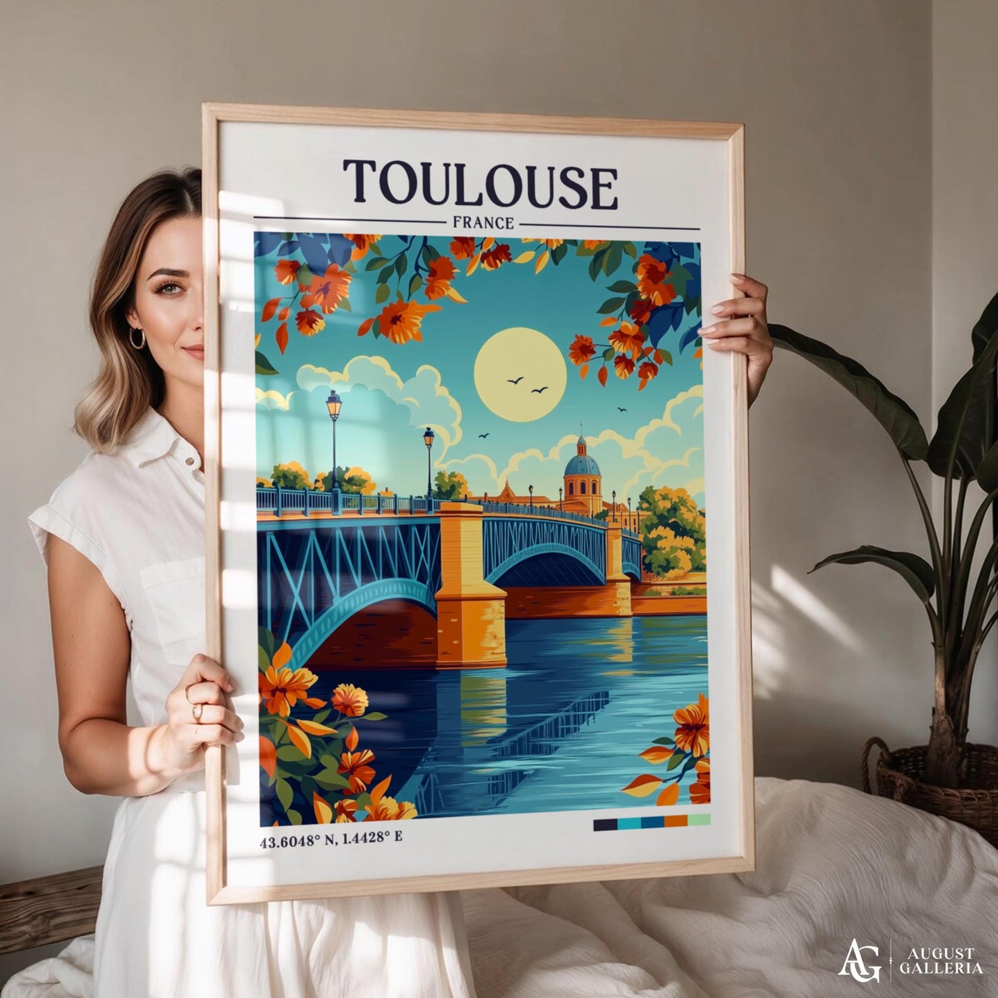 Toulouse France Travel Print