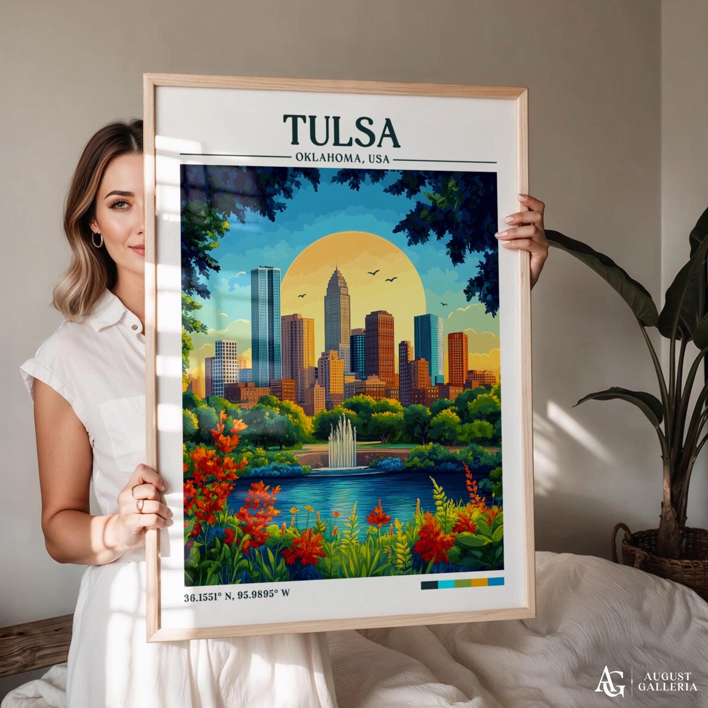 Tulsa Oklahoma Travel Print