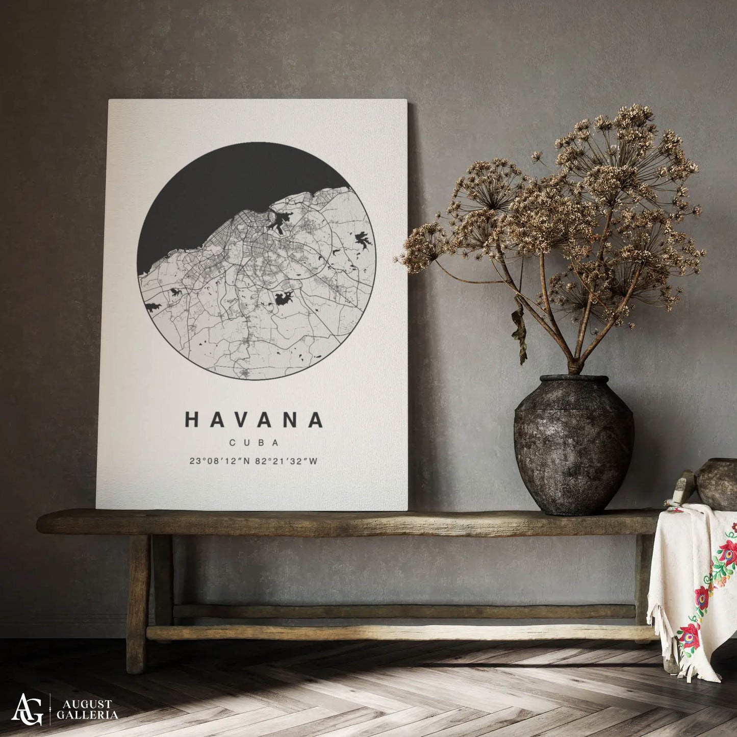 Havana Minimalist Map