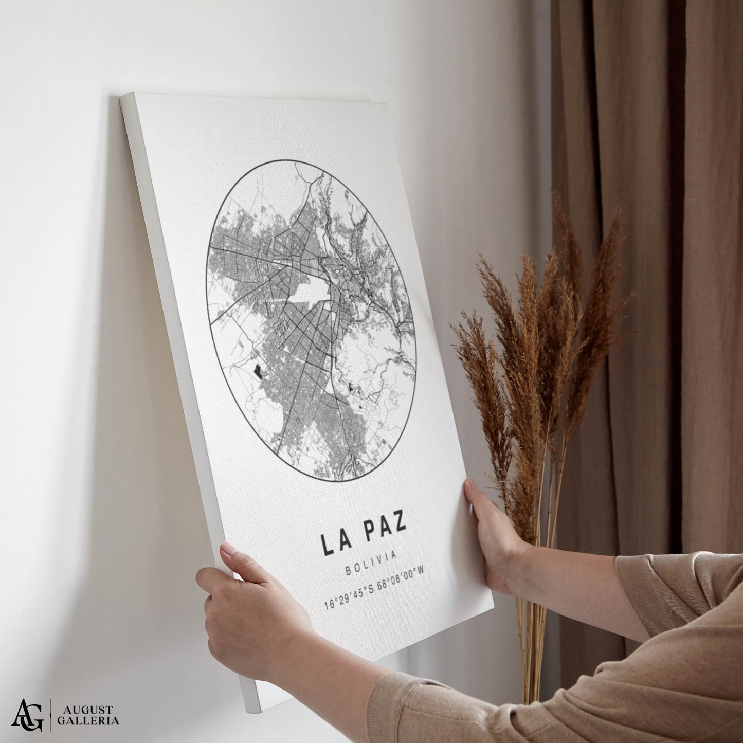 La Paz Minimalist Map