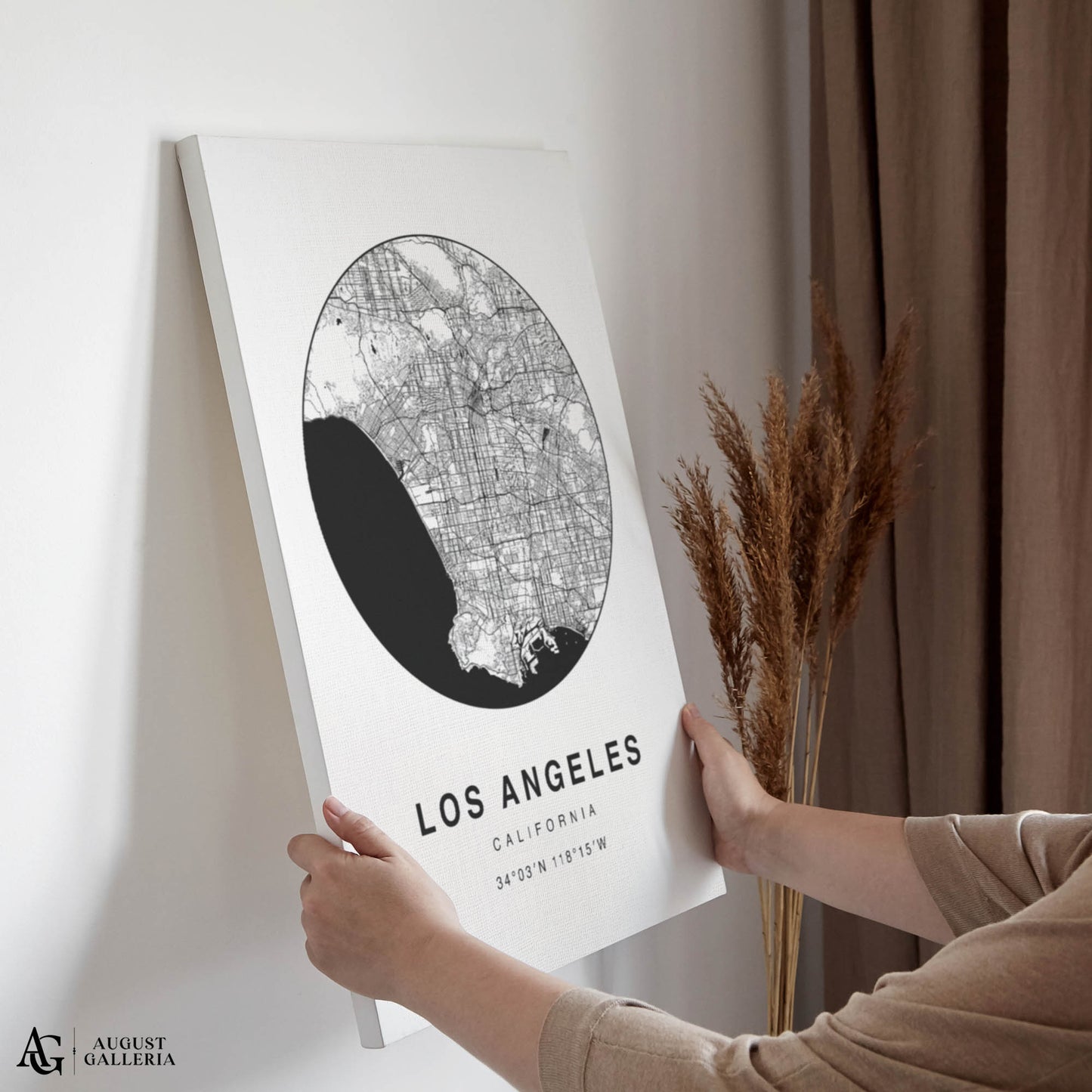 Los Angeles Minimalist Map