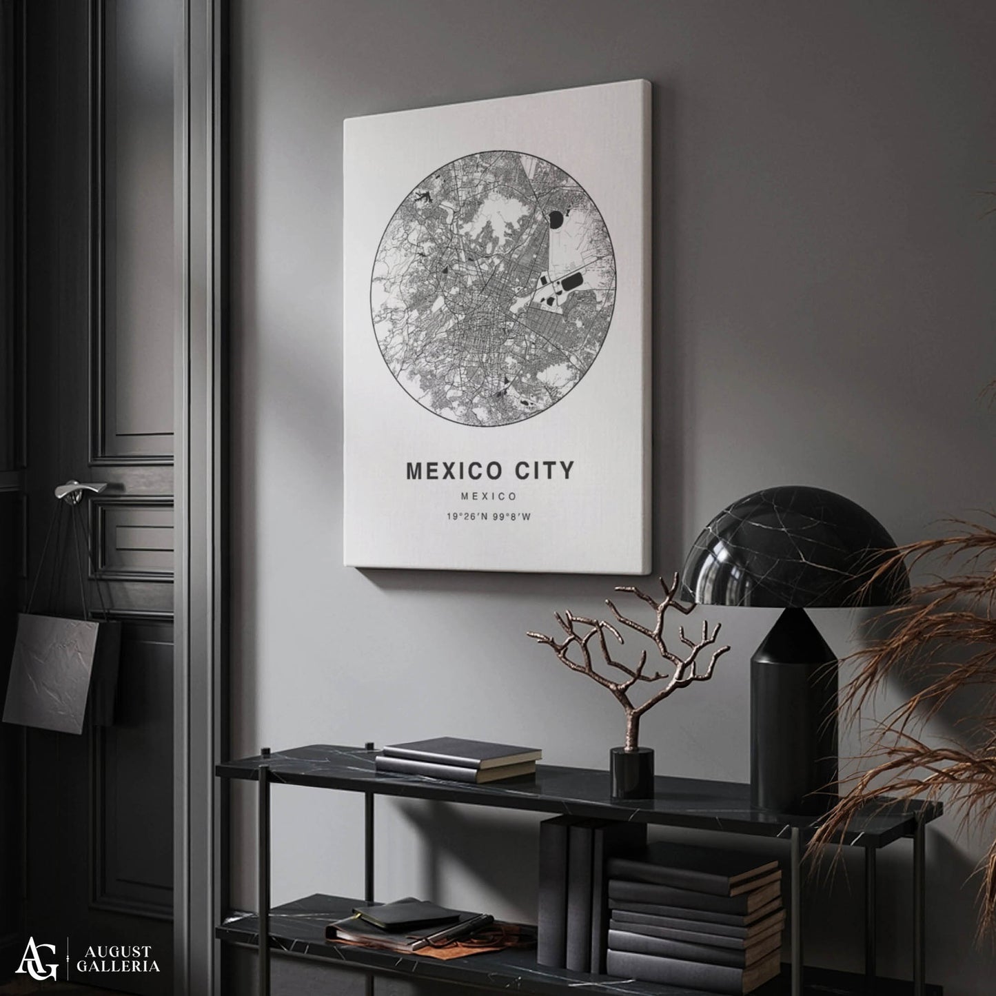 Mexico City Minimalist Map