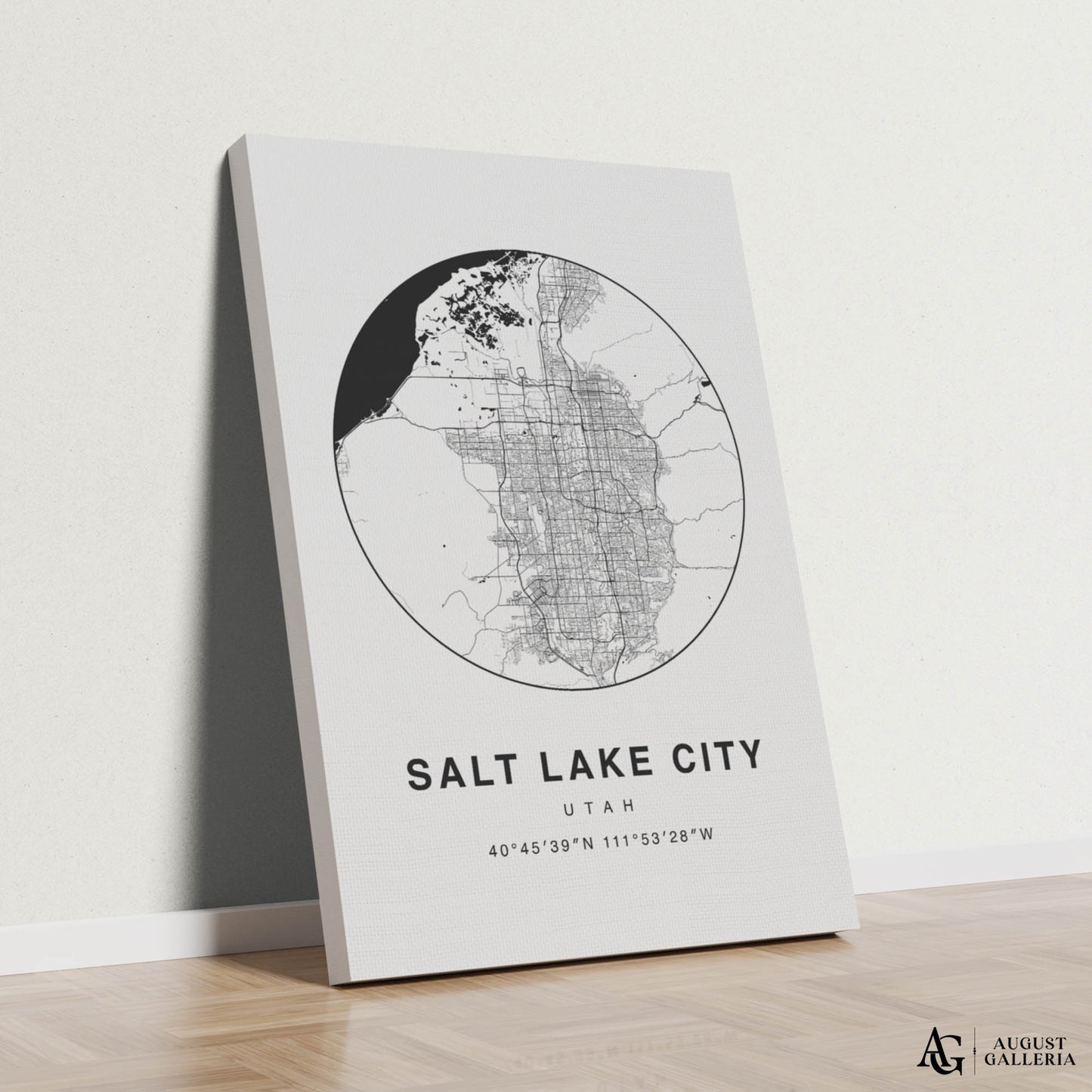 Salt Lake City Minimalist Map
