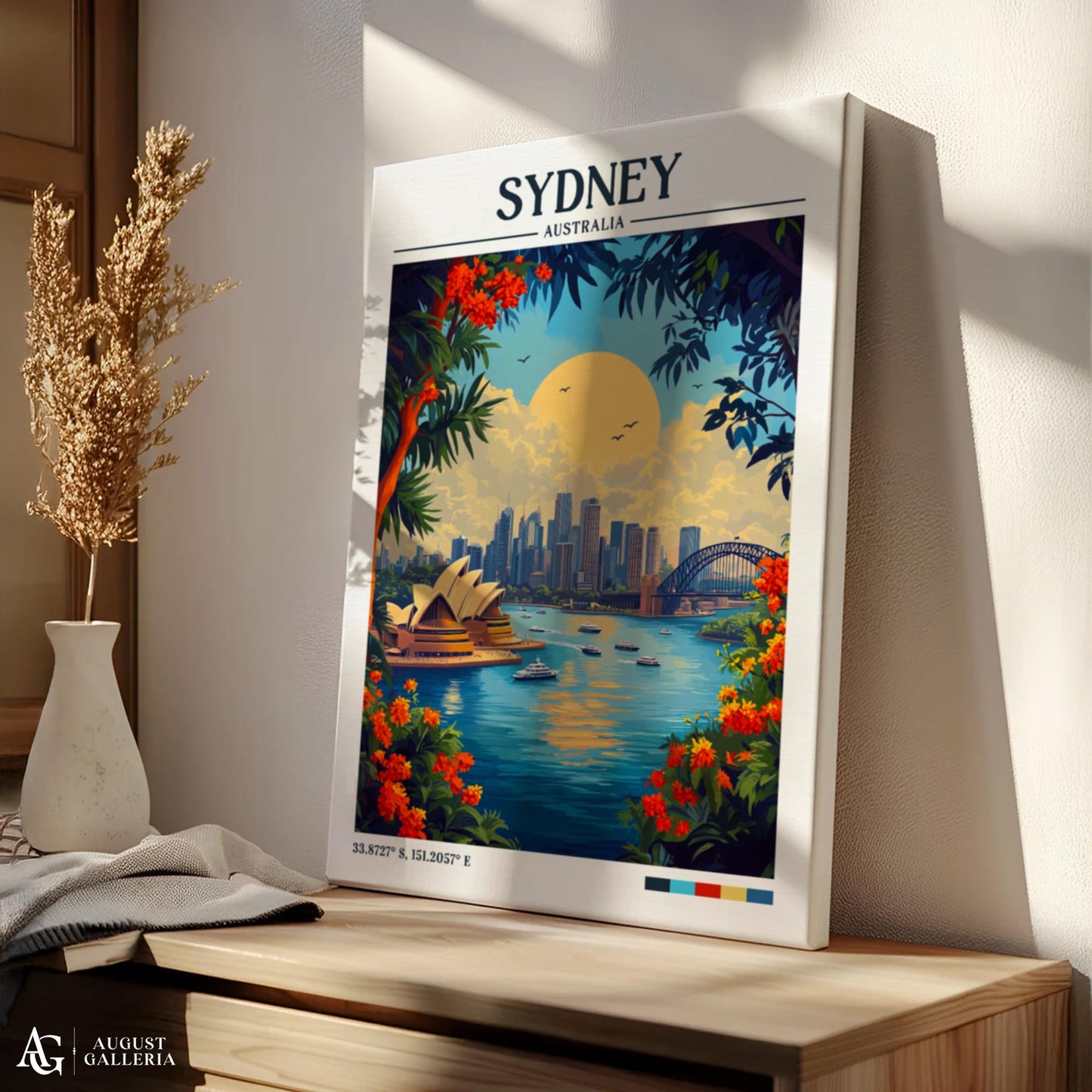 Sydney Retro Travel Print