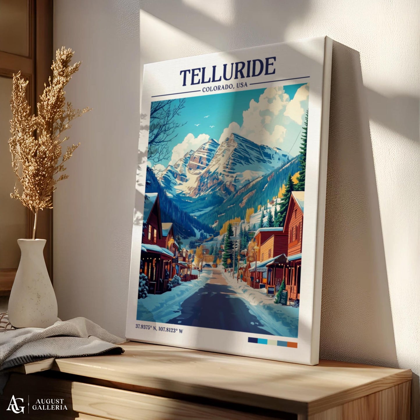 Telluride Colorado Travel Print