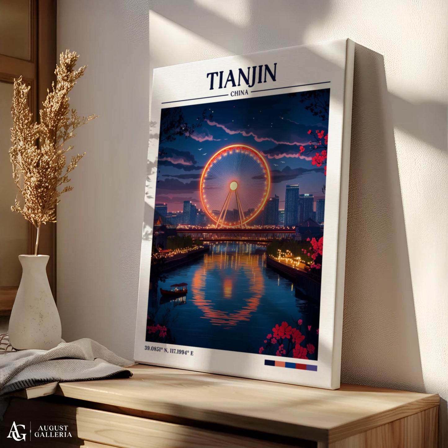 Tianjin China Travel Print