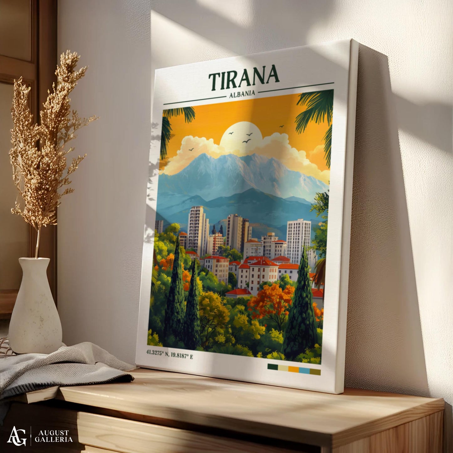Tirana Albania Travel Print
