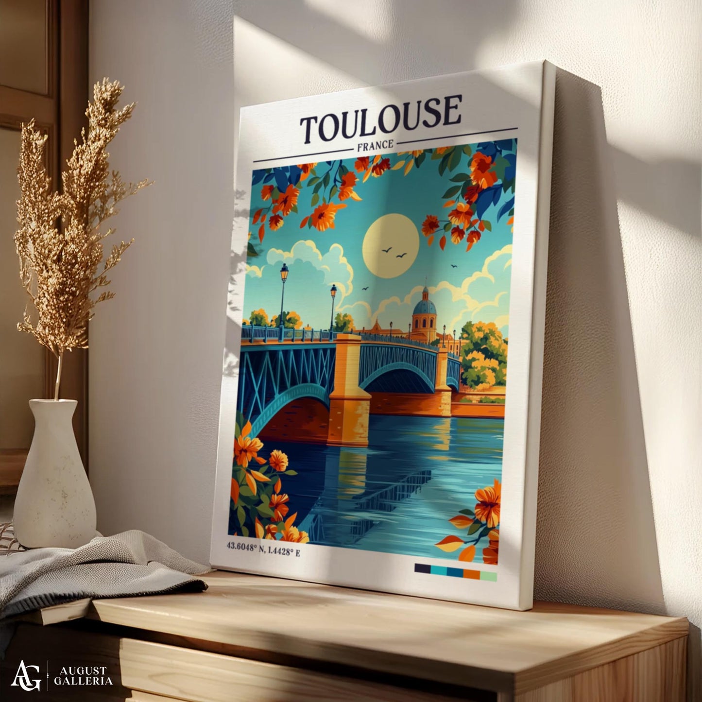 Toulouse France Travel Print