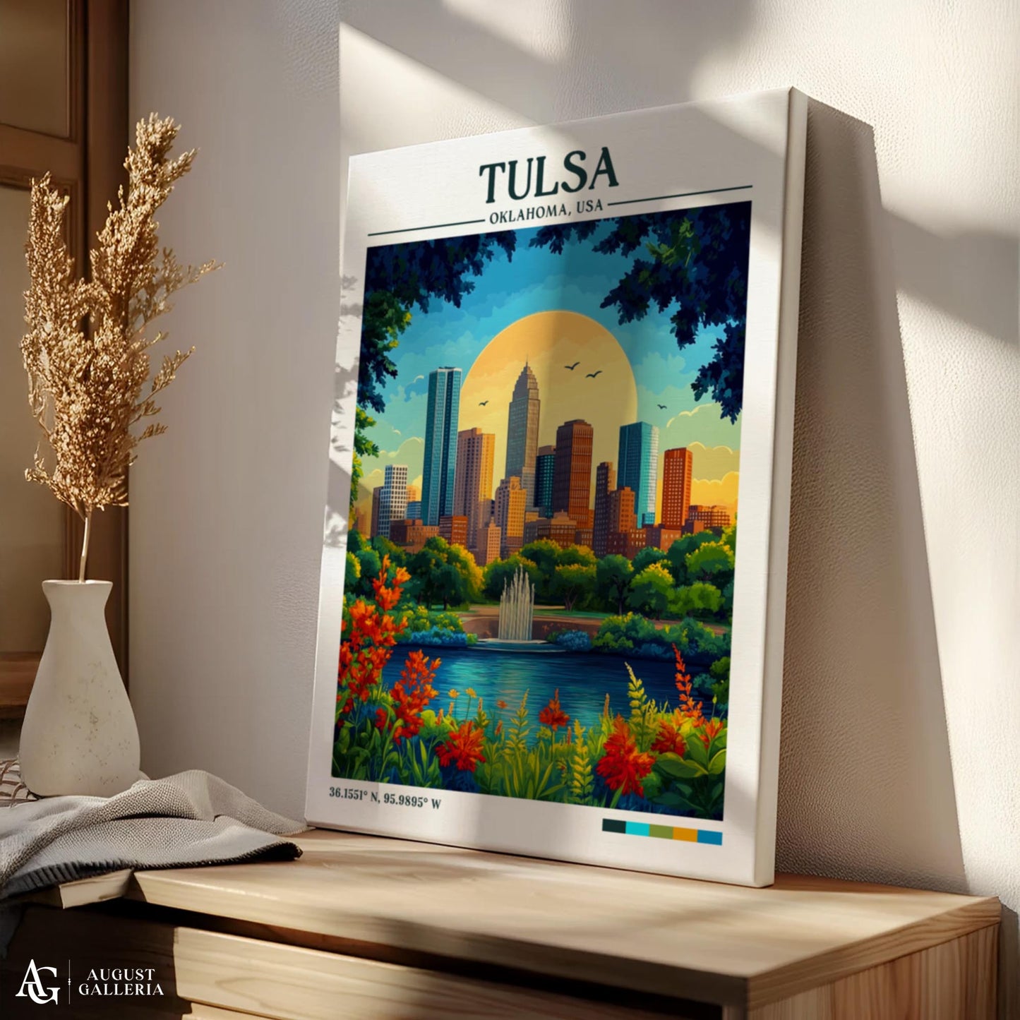 Tulsa Oklahoma Travel Print