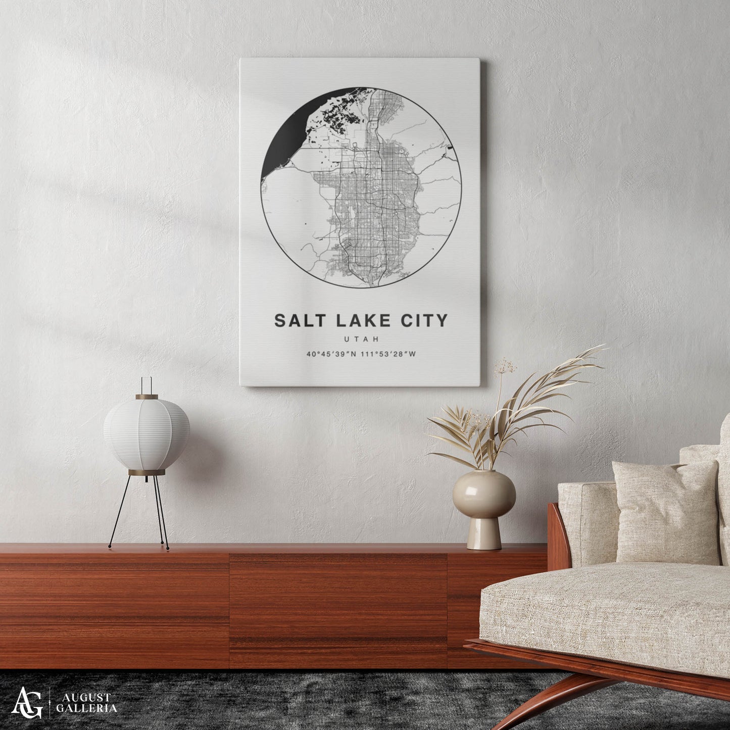 Salt Lake City Minimalist Map