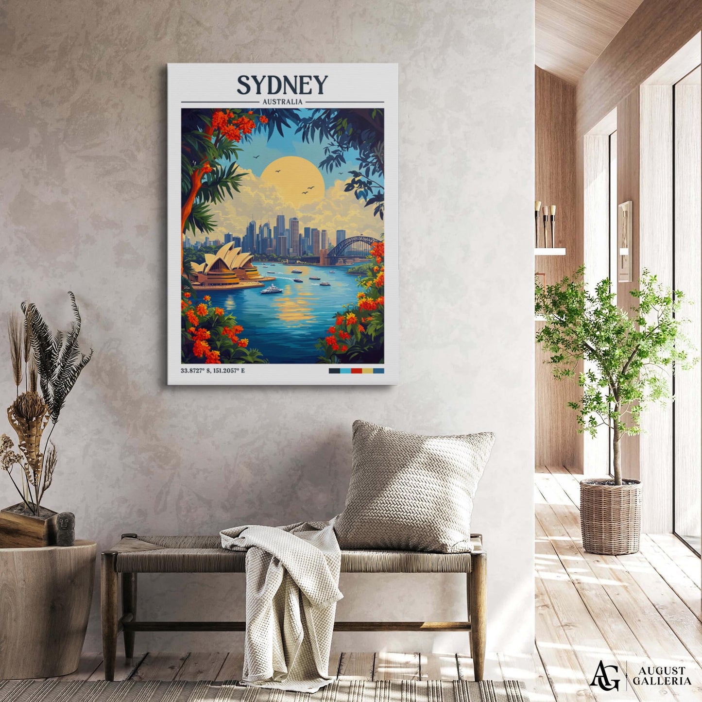 Sydney Retro Travel Print