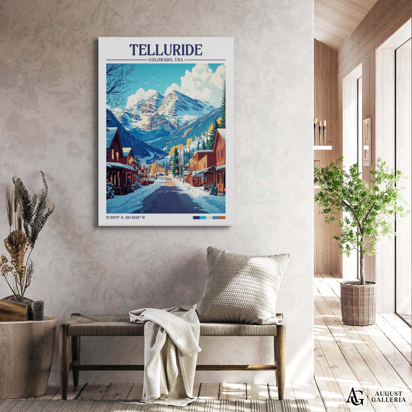 Telluride Colorado Travel Print
