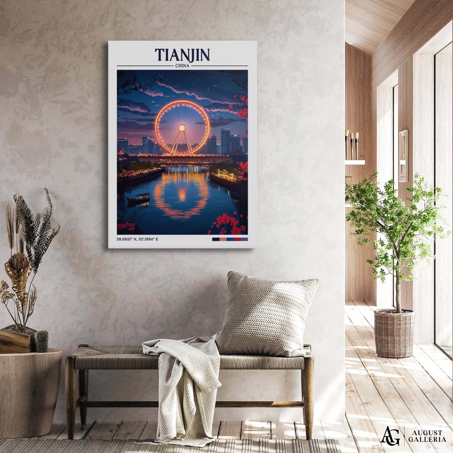 Tianjin China Travel Print