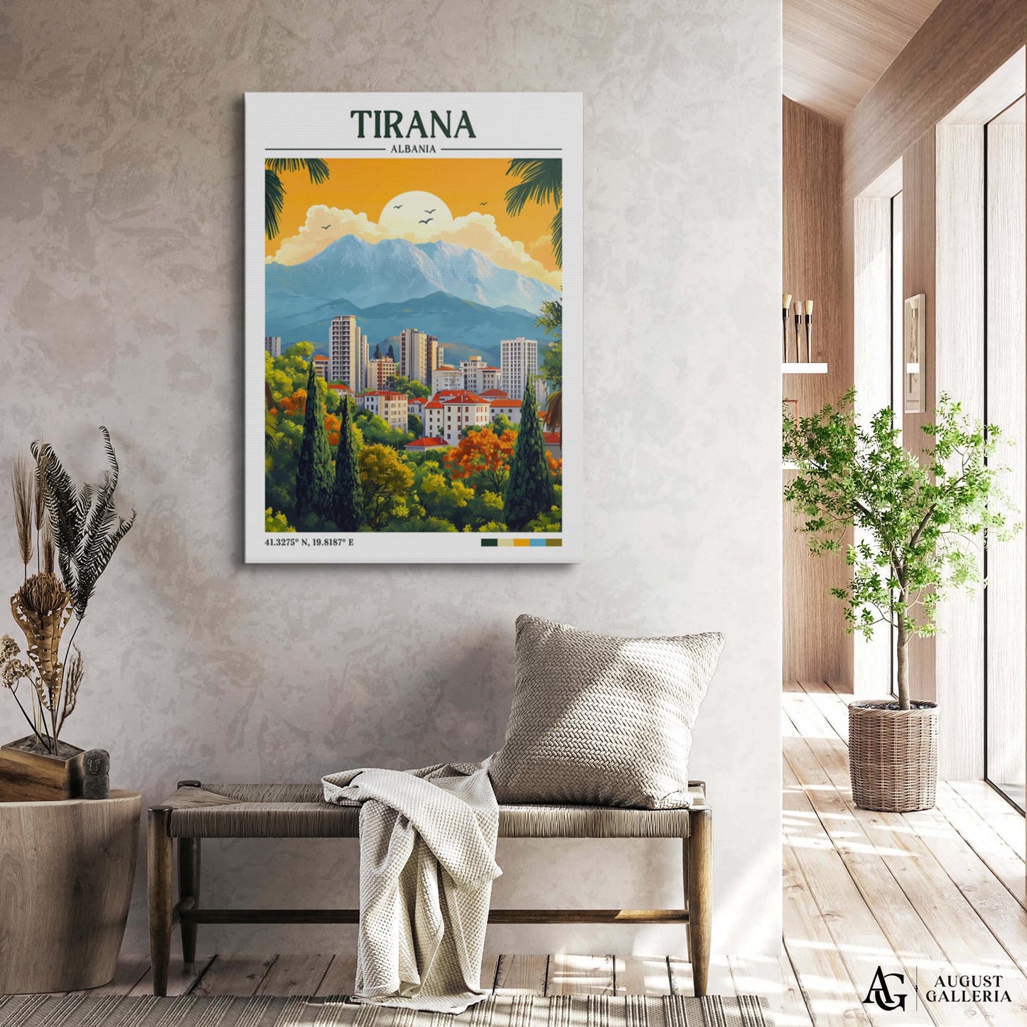 Tirana Albania Travel Print