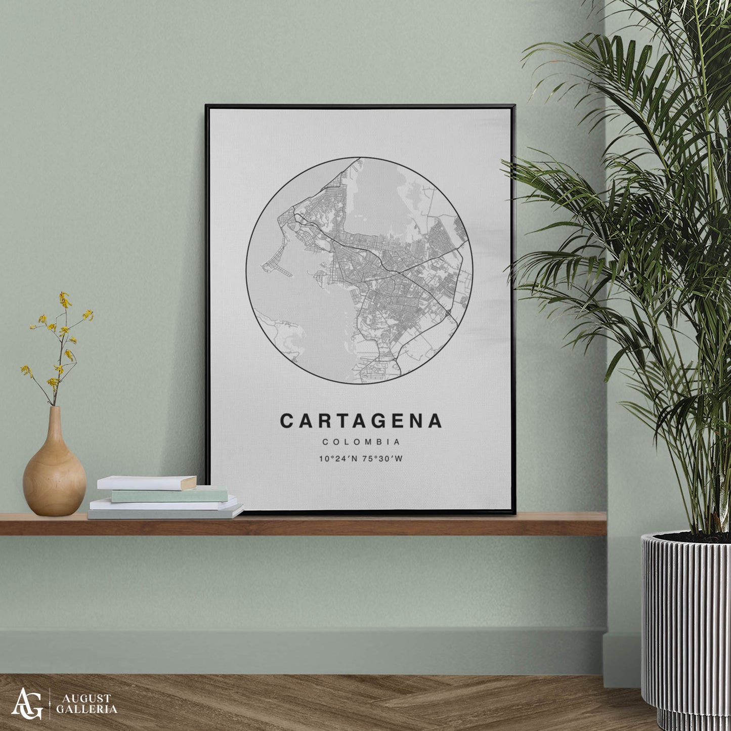 Cartagena Minimalist Map