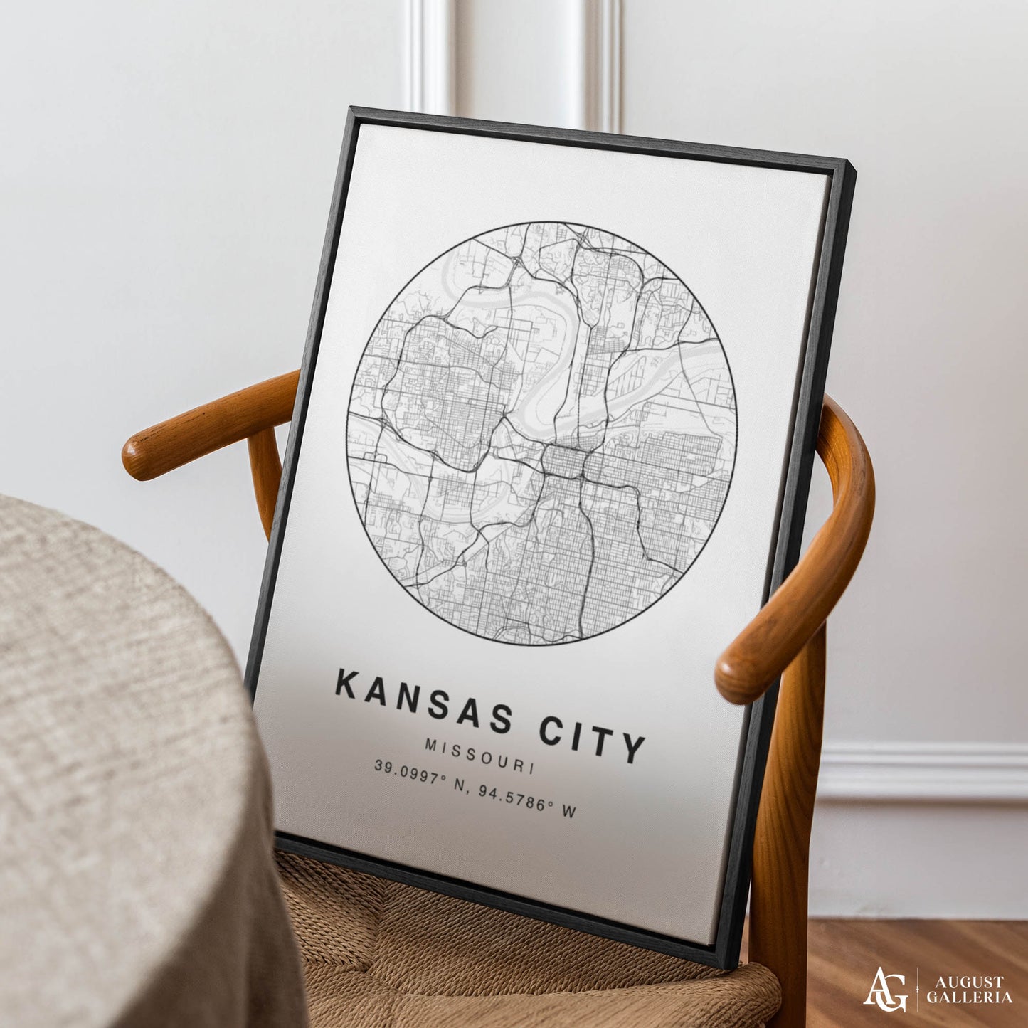 Kansas City Minimalist Map