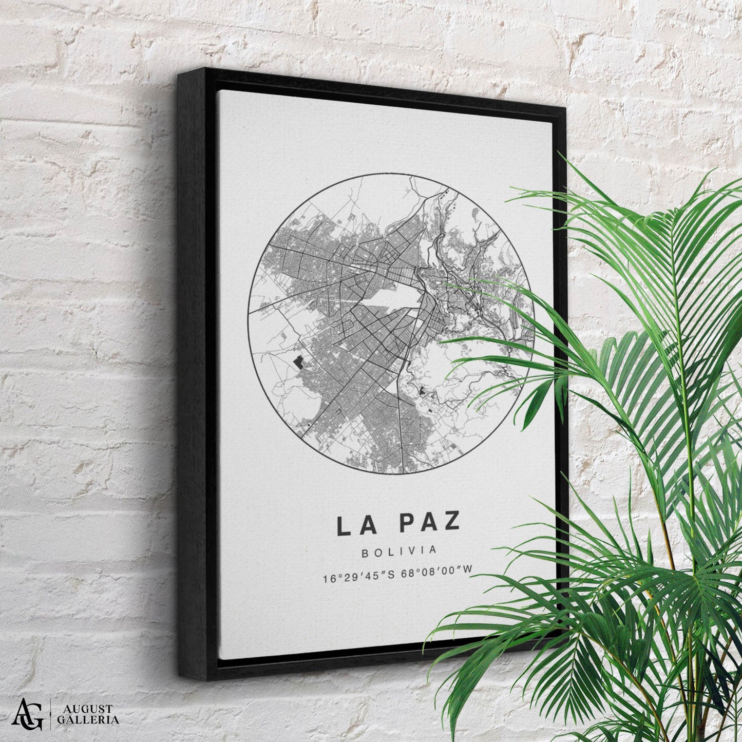 La Paz Minimalist Map