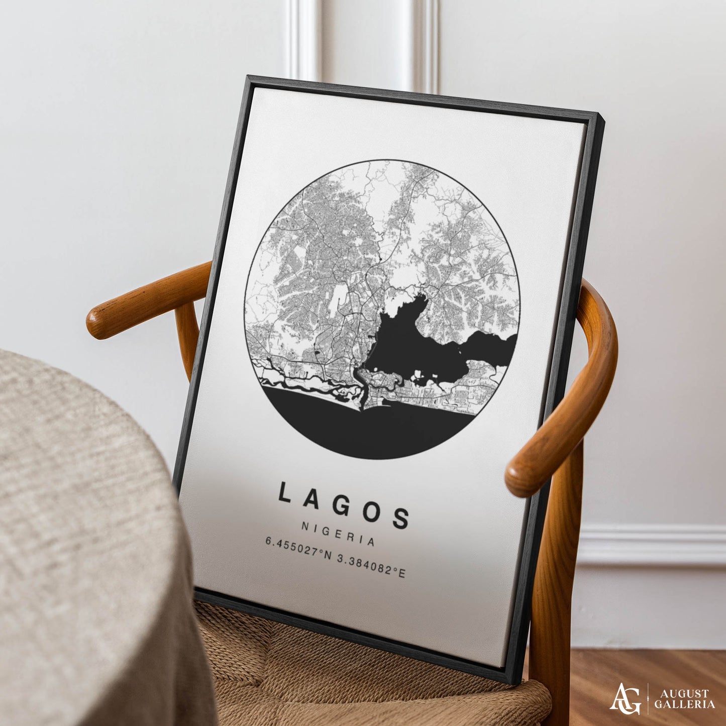 Lagos Minimalist Map