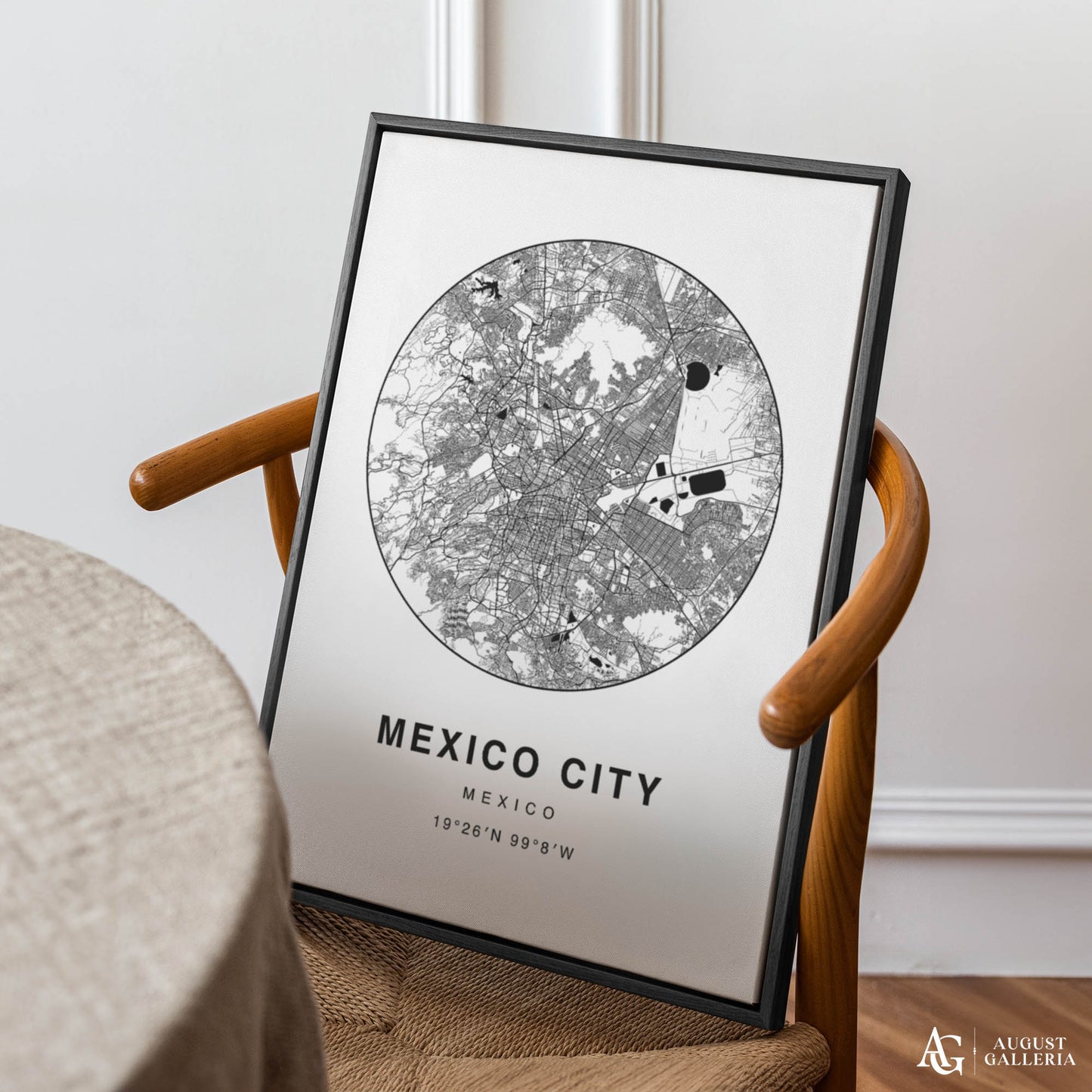 Mexico City Minimalist Map