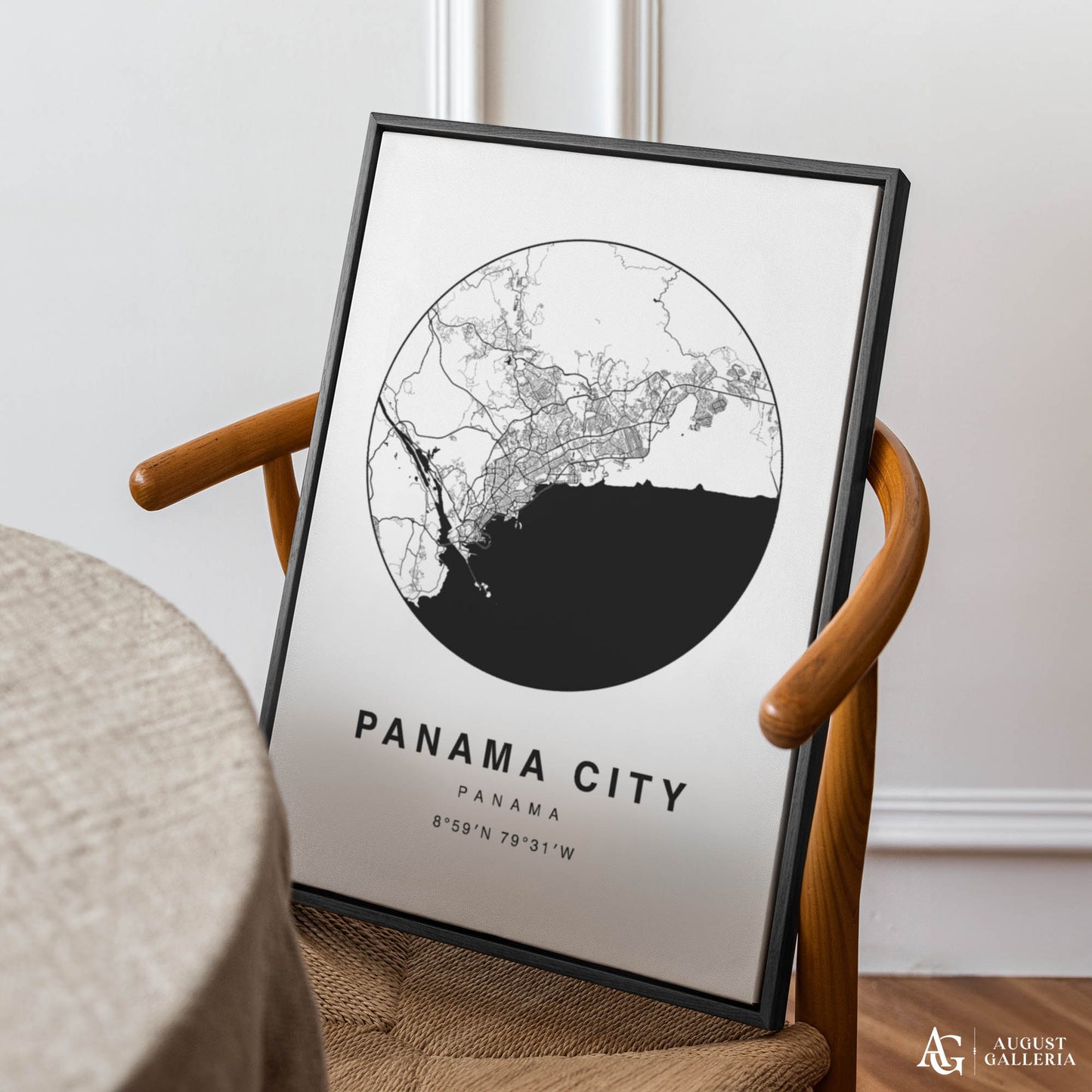 Panama City Minimalist Map