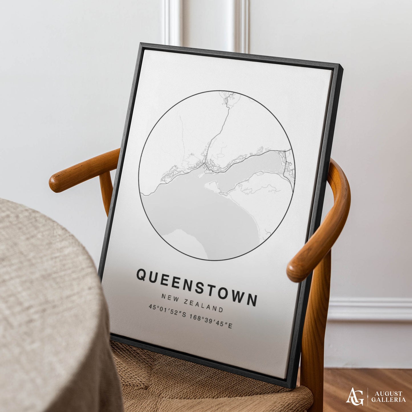 Queenstown Minimalist Map