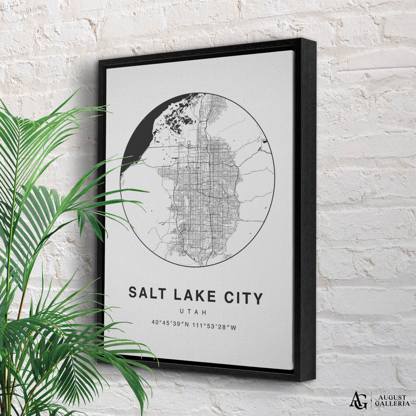 Salt Lake City Minimalist Map