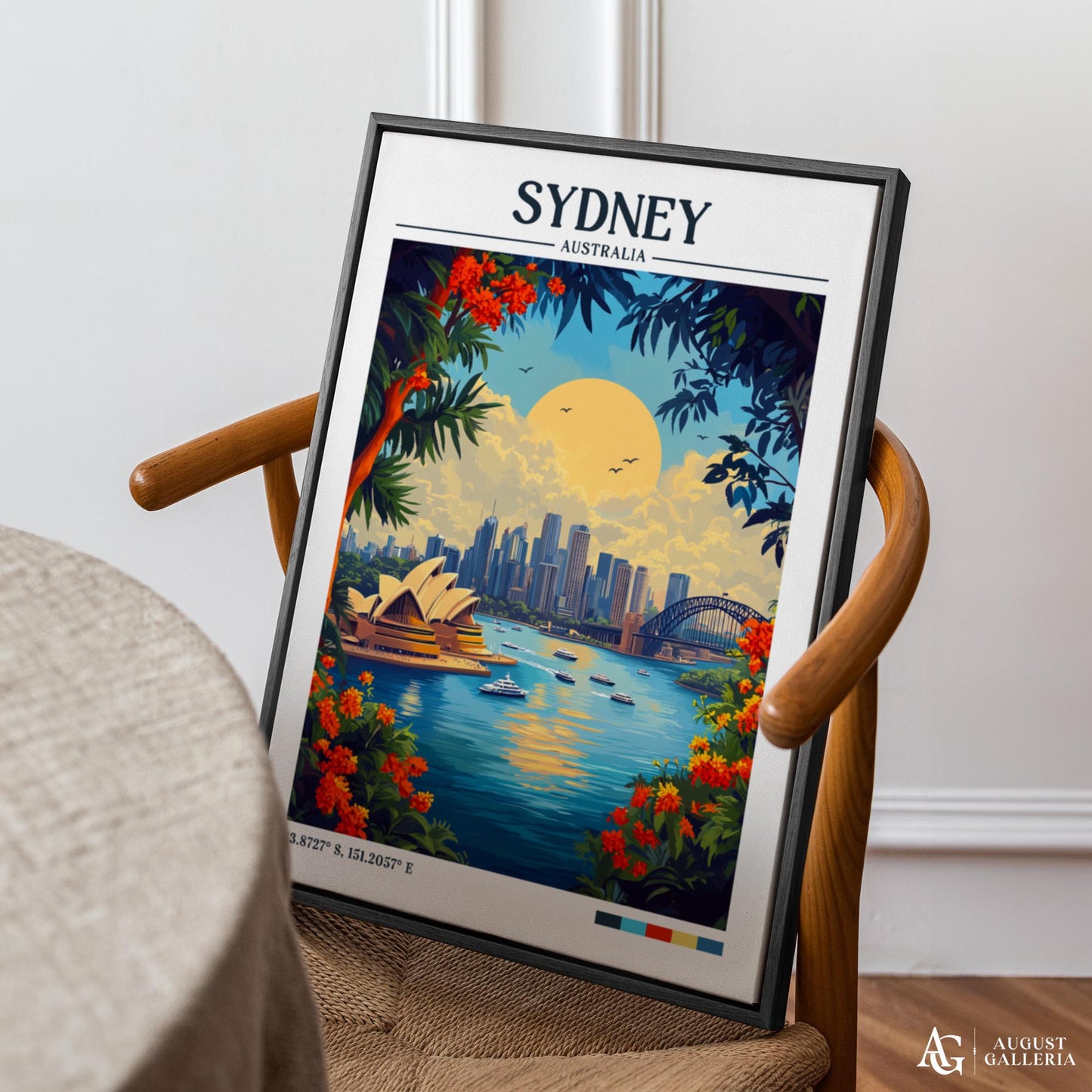 Sydney Retro Travel Print