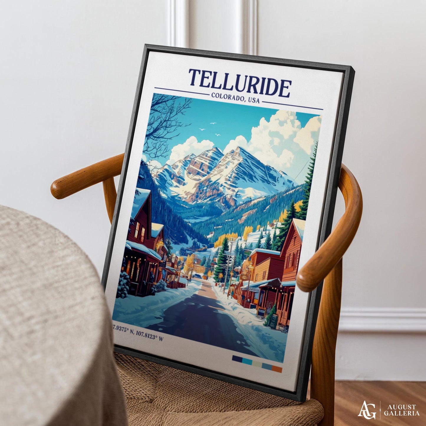 Telluride Colorado Travel Print