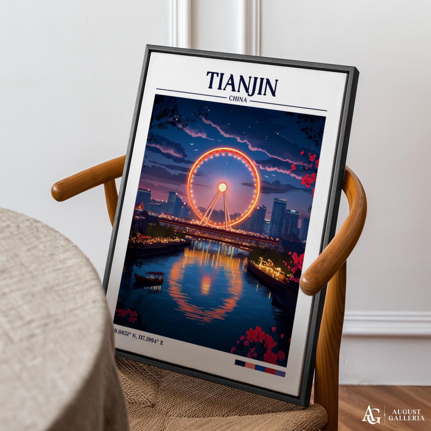 Tianjin China Travel Print