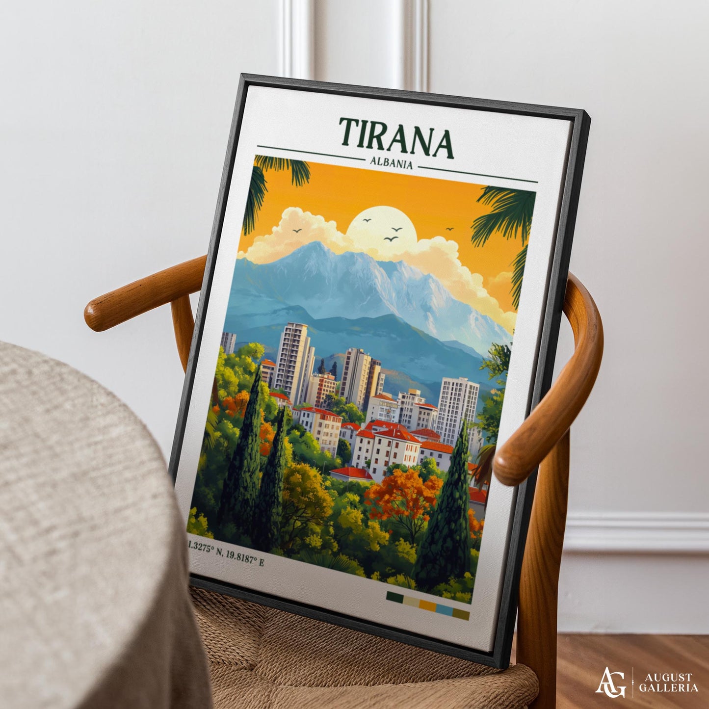 Tirana Albania Travel Print